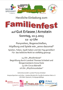 Flyer Familienfest 2015