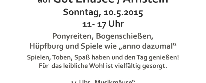 Flyer Familienfest 2015